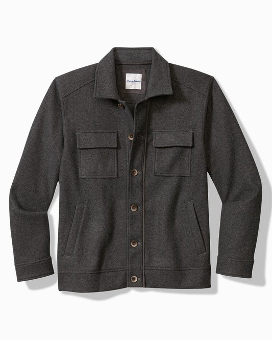 Big & Tall Silver Lake CPO Shirt Jacket Coal | Tommy Bahama Deals - Big & Tall Silver Lake CPO Shirt Jacket