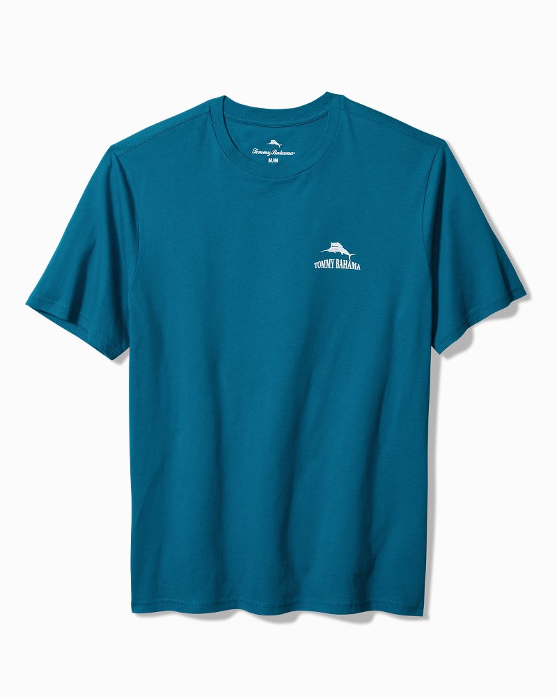 Big & Tall Always Look at the Big Pitcher Graphic T-Shirt Blue Allure | Tommy Bahama Special Offer - Big & Tall Always Look at the Big Pitcher Graphic T-Shirt