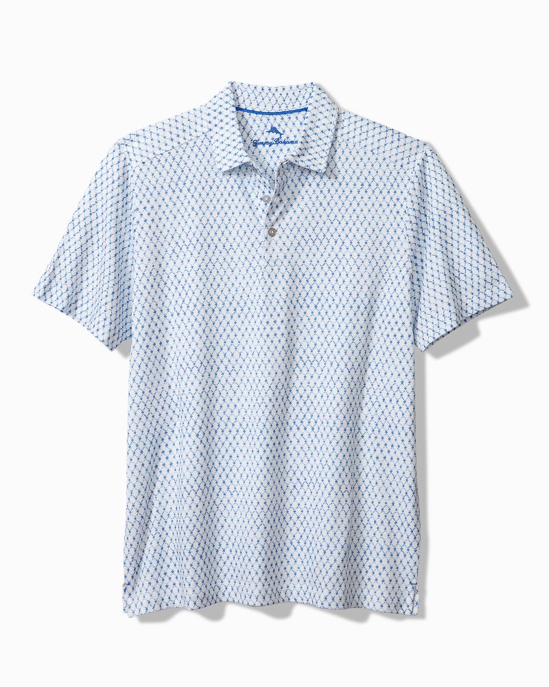 Big & Tall Diamond Peak IslandZone® Polo Palace Blue | Tommy Bahama Everyday - Big & Tall Diamond Peak IslandZone® Polo