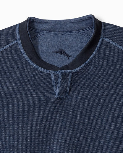 Big & Tall Flip Coast Reversible Abaco Sweatshirt Blue Note Heather | Tommy Bahama Discount - Big & Tall Flip Coast Reversible Abaco Sweatshirt