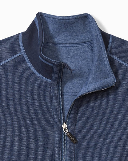 Big & Tall Flip Coast Reversible Vest Blue Note Heather | Tommy Bahama Top Pick - Big & Tall Flip Coast Reversible Vest