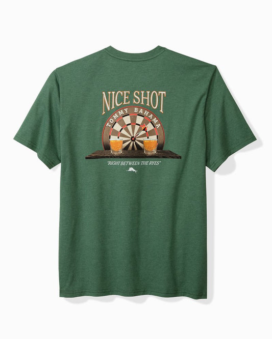 Big & Tall Between the Ryes Graphic Pocket T-Shirt Green Meadow Heather | Tommy Bahama Recommended - Big & Tall Between the Ryes Graphic Pocket T-Shirt