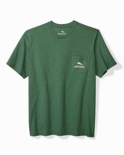 Big & Tall Between the Ryes Graphic Pocket T-Shirt Green Meadow Heather | Tommy Bahama Recommended - Big & Tall Between the Ryes Graphic Pocket T-Shirt