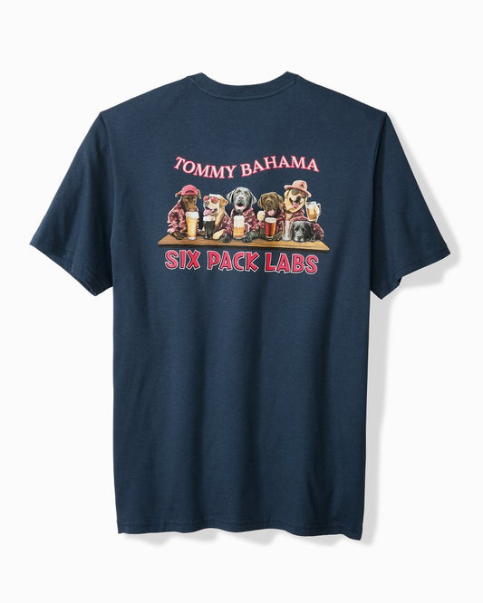 Big & Tall Six Pack Labs Graphic T-Shirt Navy | Tommy Bahama Sale - Big & Tall Six Pack Labs Graphic T-Shirt
