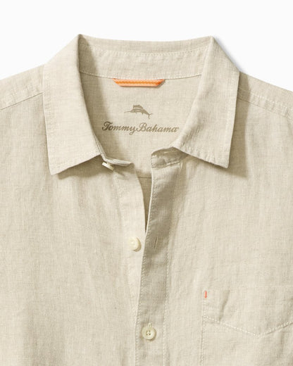 Big & Tall Sea Glass Breezer Linen Shirt Natural | Tommy Bahama Featured - Big & Tall Sea Glass Breezer Linen Shirt