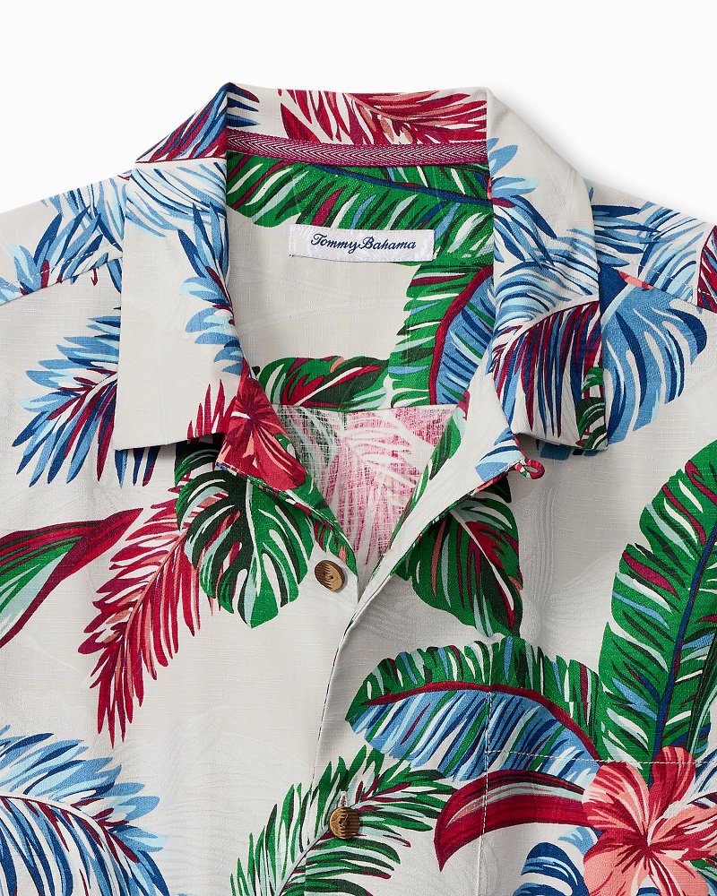 Big & Tall Frond Fusion IslandZone® Camp Shirt Breeze | Tommy Bahama Essential - Big & Tall Frond Fusion IslandZone® Camp Shirt