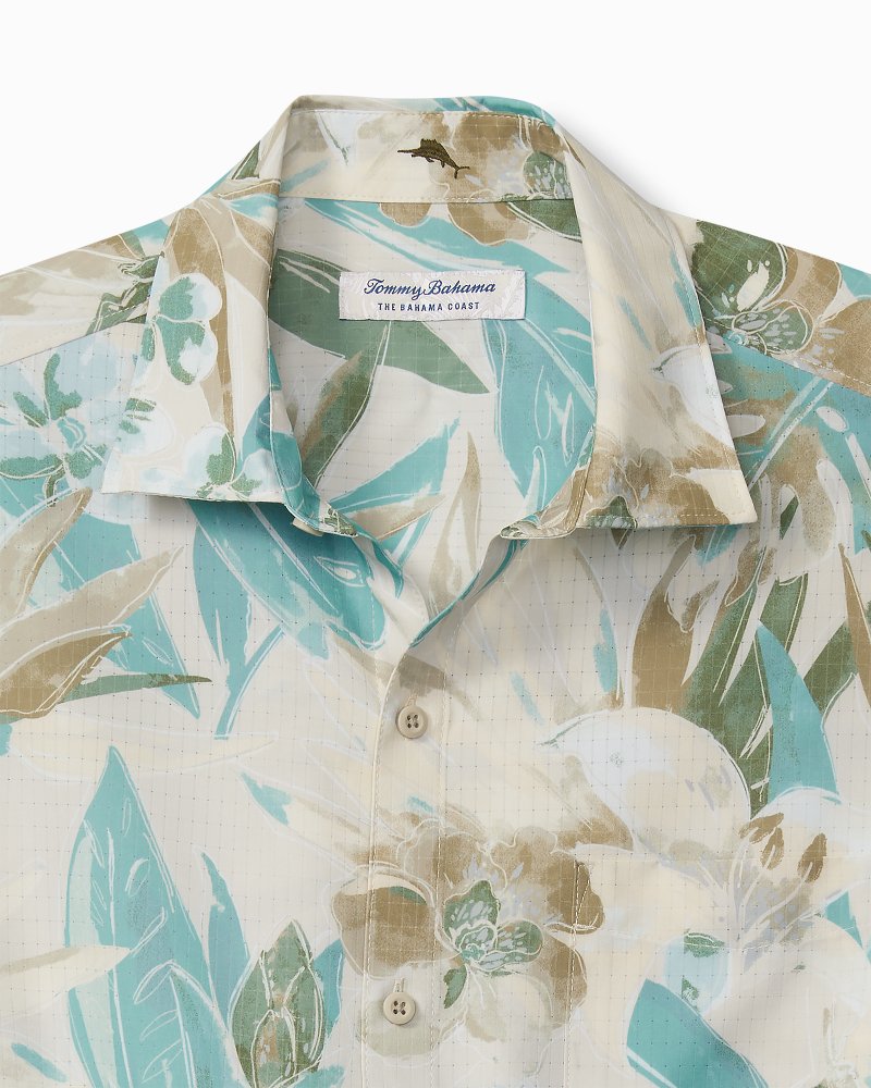 Big & Tall Bahama Coast Jungle Haven IslandZone® Shirt Warm Mist | Tommy Bahama Exclusive - Big & Tall Bahama Coast Jungle Haven IslandZone® Shirt