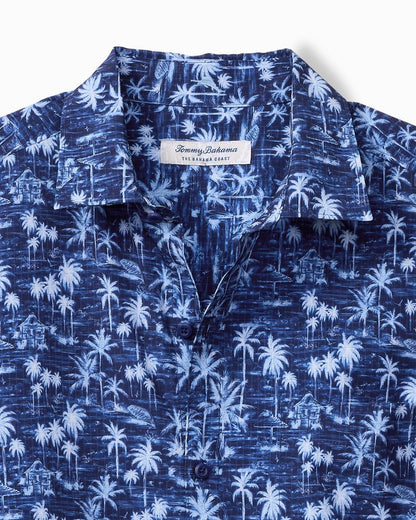 Big & Tall Bahama Coast Cabana Shores IslandZone® Shirt Island Navy | Tommy Bahama Deals - Big & Tall Bahama Coast Cabana Shores IslandZone® Shirt
