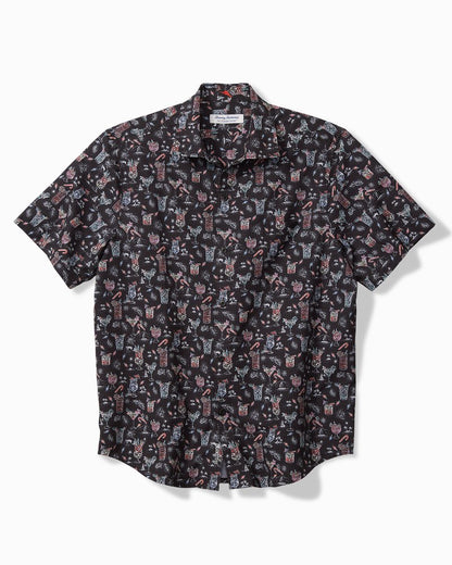 Big & Tall Bahama Coast Boozy Nights IslandZone® Shirt Night Cap | Tommy Bahama Quality - Big & Tall Bahama Coast Boozy Nights IslandZone® Shirt