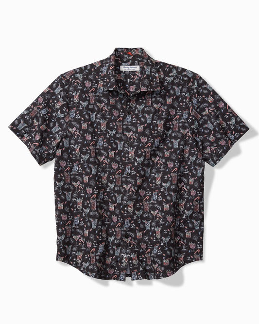 Big & Tall Bahama Coast Boozy Nights IslandZone® Shirt Night Cap | Tommy Bahama Quality - Big & Tall Bahama Coast Boozy Nights IslandZone® Shirt