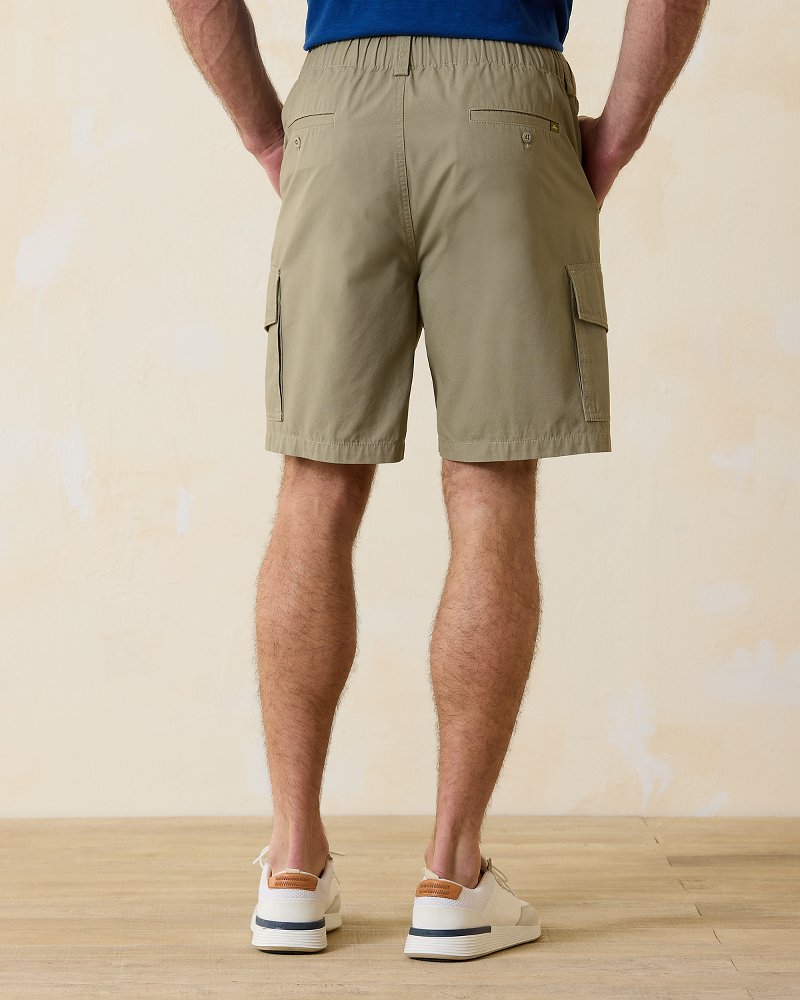 Big & Tall Bahama Survivor Elastic-Waist Cargo Shorts Rock Shade | Tommy Bahama Trending - Big & Tall Bahama Survivor Elastic-Waist Cargo Shorts