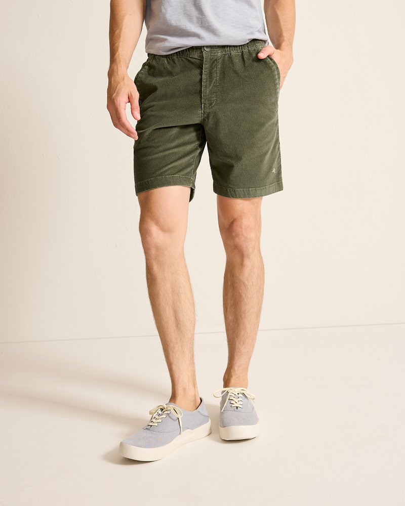 Big & Tall Sea Coast Corduroy E-Waist Shorts Beetle Green | Tommy Bahama Hot Sale - Big & Tall Sea Coast Corduroy E-Waist Shorts
