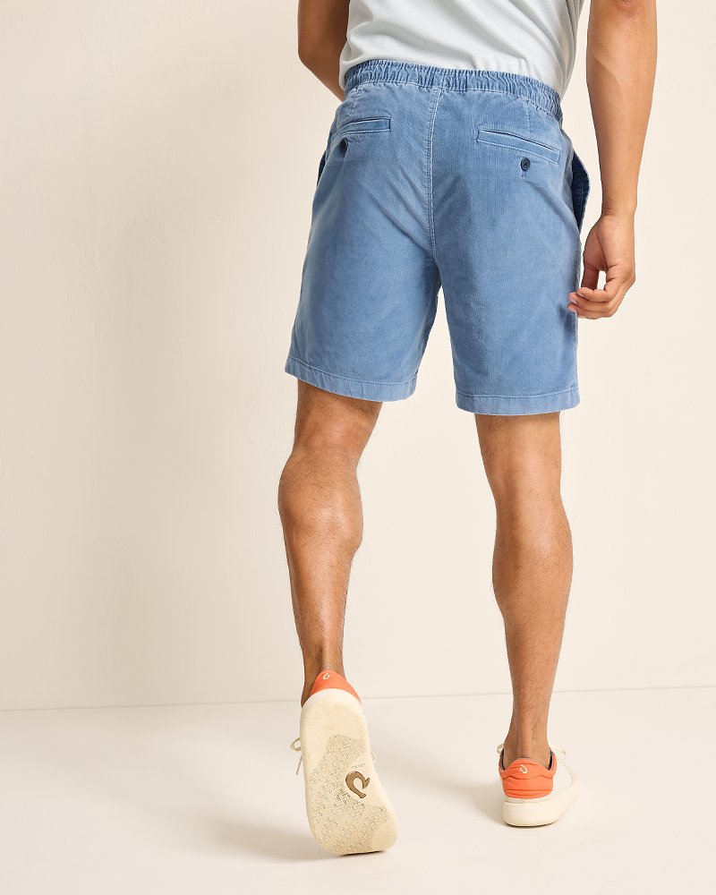 Big & Tall Sea Coast Corduroy E-Waist Shorts Dockside Blue | Tommy Bahama New - Big & Tall Sea Coast Corduroy E-Waist Shorts