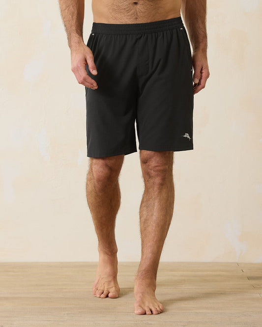 Big & Tall Monterey Coast Hybrid IslandZone® Shorts Black | Tommy Bahama Best Seller - Big & Tall Monterey Coast Hybrid IslandZone® Shorts