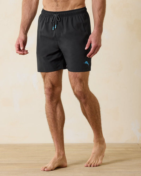 Big & Tall Naples Bay Swim Trunks Black | Tommy Bahama Top Pick - Big & Tall Naples Bay Swim Trunks