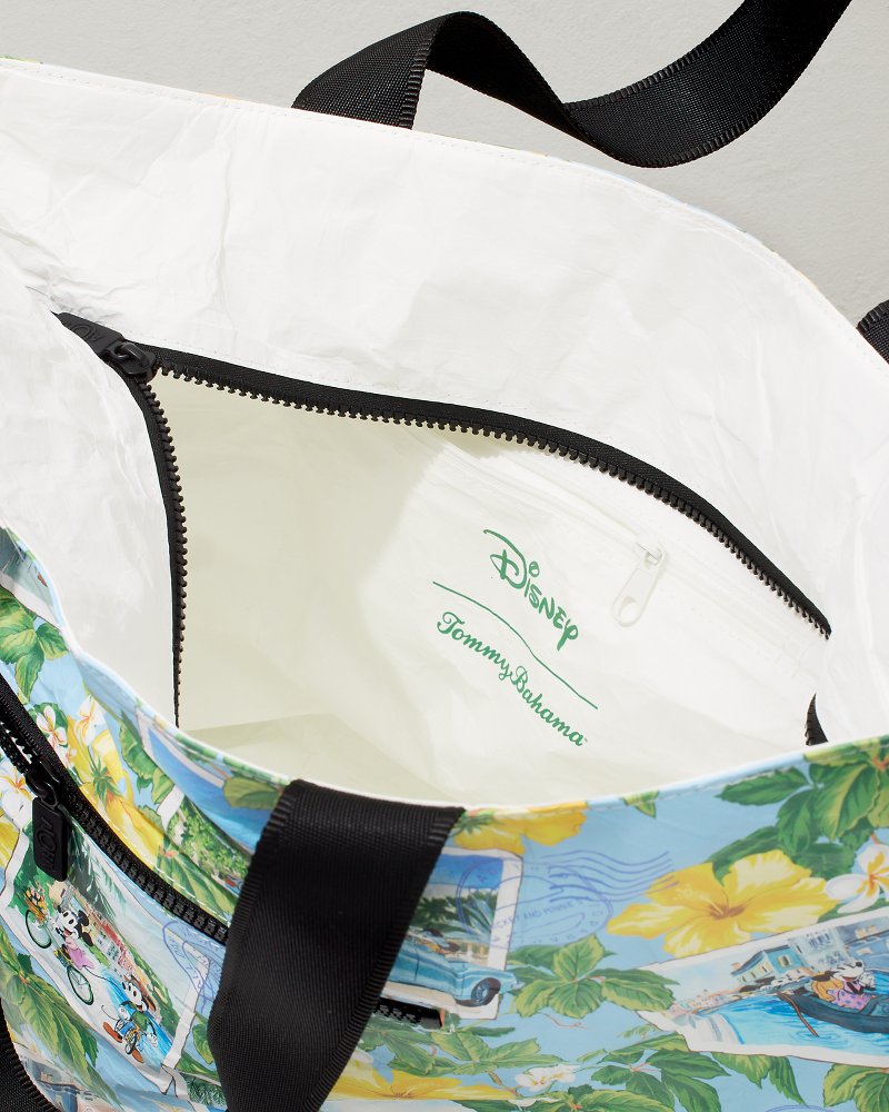 Disney x Aloha Collection Postcard to Paradise Day Tripper Tote Postcard To Paradise | Tommy Bahama Essential - Disney x Aloha Collection Postcard to Paradise Day Tripper Tote