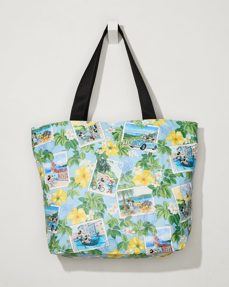 Disney x Aloha Collection Postcard to Paradise Day Tripper Tote Postcard To Paradise | Tommy Bahama Essential - Disney x Aloha Collection Postcard to Paradise Day Tripper Tote