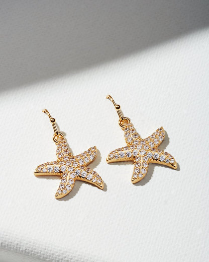 Island Essence Gold Starfish Earrings Gold | Tommy Bahama Customer Favorite - Island Essence Gold Starfish Earrings