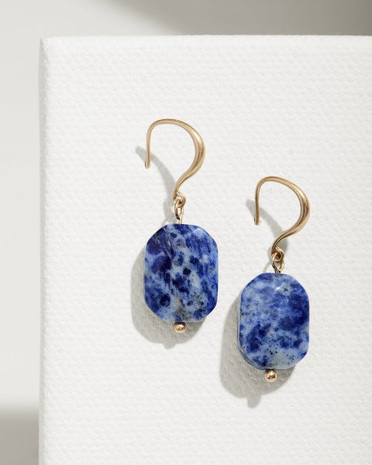 Indigo Shore Semi-Precious Stone Drop Earrings Gold | Tommy Bahama Sale - Indigo Shore Semi-Precious Stone Drop Earrings