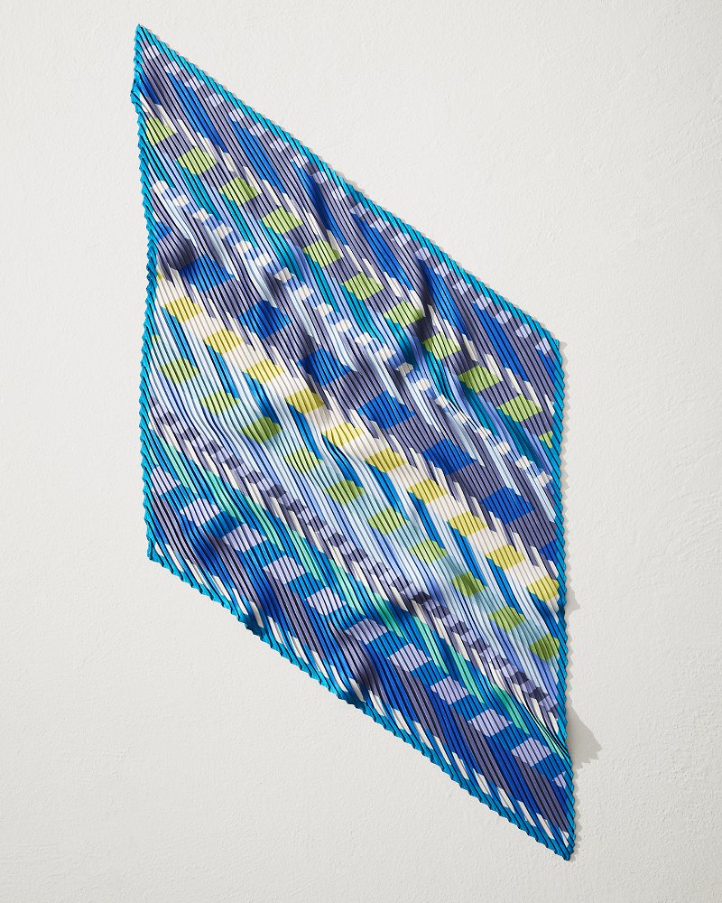 Chevron Stripe Diamond Scarf Dazzling Blue | Tommy Bahama Classic - Chevron Stripe Diamond Scarf