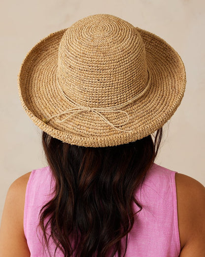 Maria Packable Raffia Upturn Hat Natural | Tommy Bahama Exclusive - Maria Packable Raffia Upturn Hat