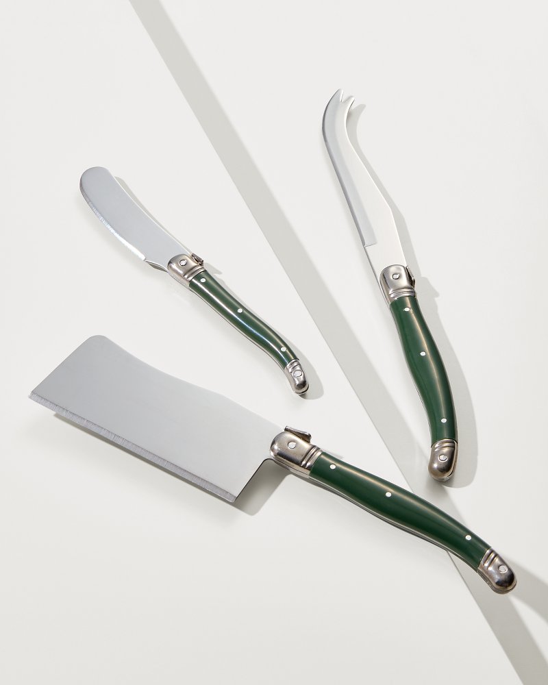 Fa-La-La Charcuterie Knives Set Green | Tommy Bahama Exclusive - Fa-La-La Charcuterie Knives Set