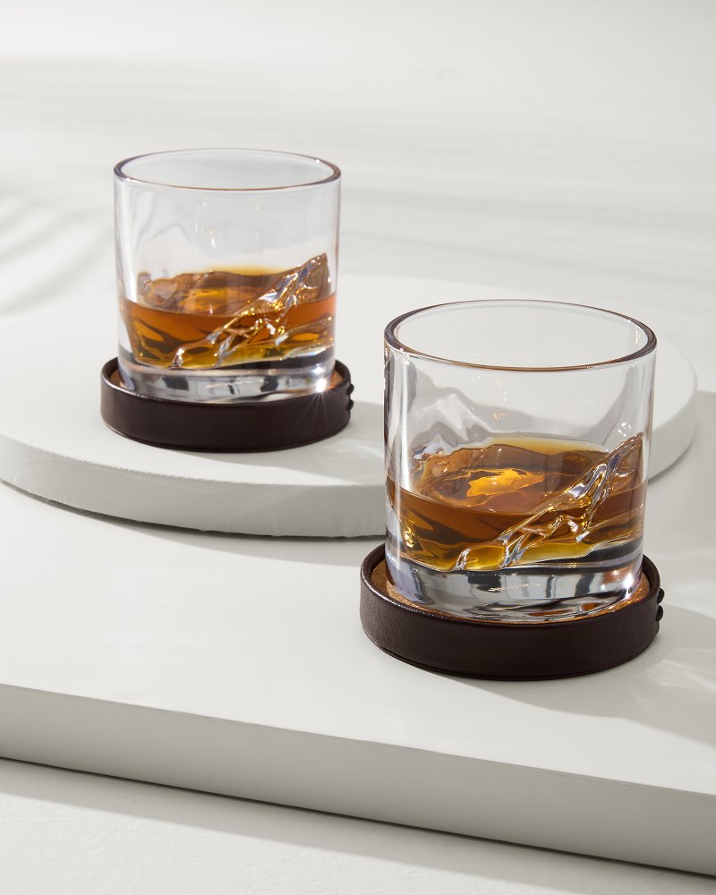 Grand Canyon Whiskey Glasses—Set of 2 Clear | Tommy Bahama Trusted - Grand Canyon Whiskey Glasses—Set of 2