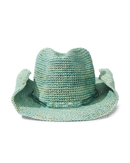 Lai Raffia Cowboy Hat Sea Green | Tommy Bahama Great Value - Lai Raffia Cowboy Hat