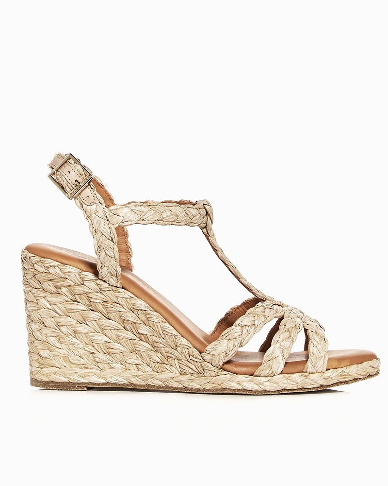 André Assous Madina Raffia Wedges Beige | Tommy Bahama Popular - André Assous Madina Raffia Wedges