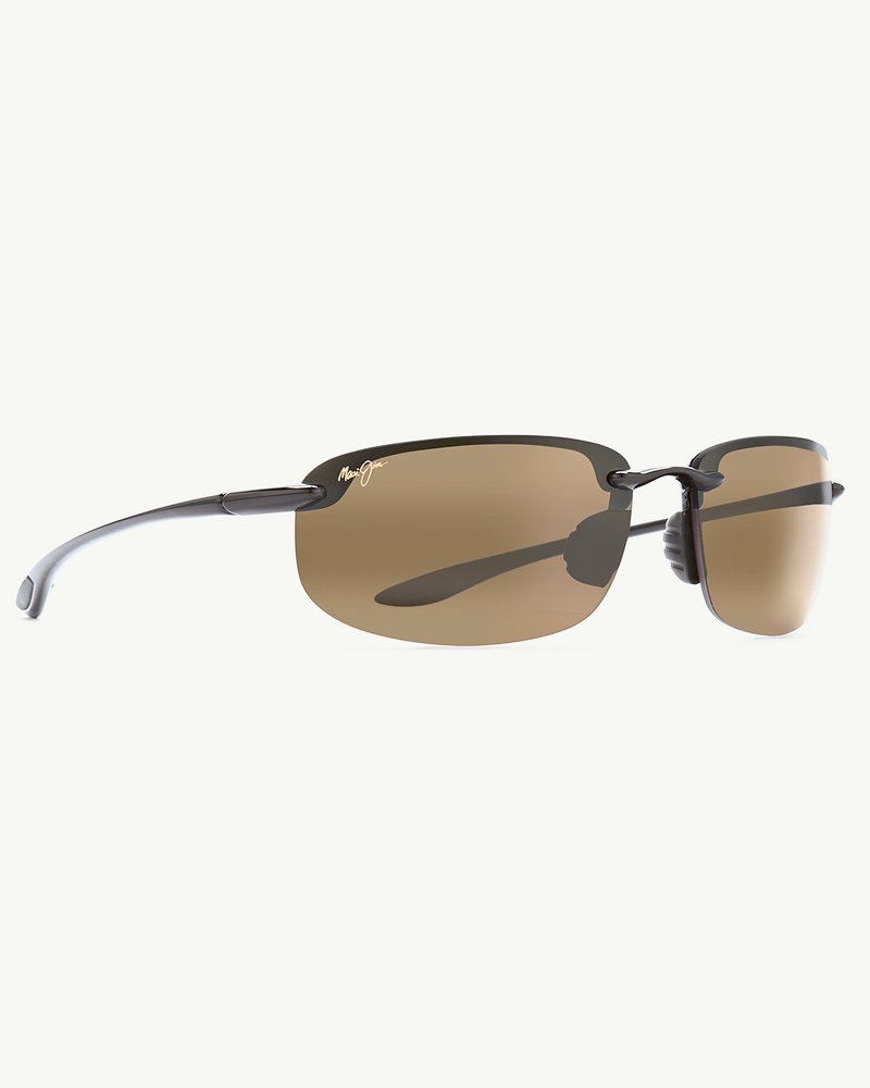 Ho'okipa Sunglasses by Maui Jim® Gloss Black | Tommy Bahama New - Ho'okipa Sunglasses by Maui Jim®