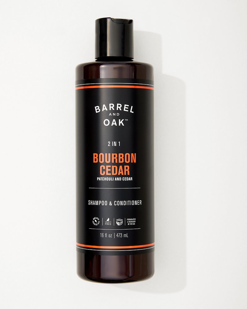 Bourbon Cedar 2-in-1 Shampoo & Conditioner Black | Tommy Bahama Exclusive - Bourbon Cedar 2-in-1 Shampoo & Conditioner