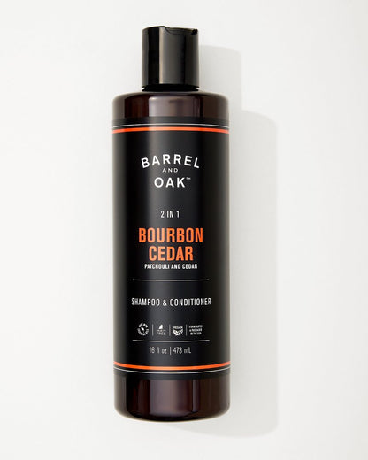 Bourbon Cedar 2-in-1 Shampoo & Conditioner Black | Tommy Bahama Exclusive - Bourbon Cedar 2-in-1 Shampoo & Conditioner