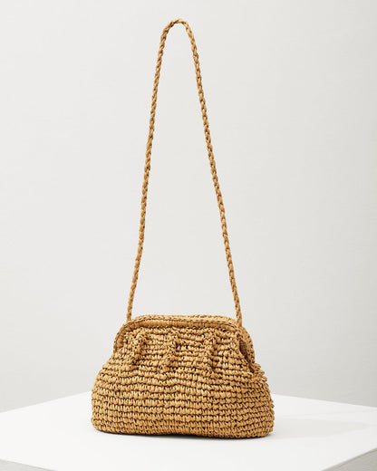 Frame Raffia Clutch Toast | Tommy Bahama Best Price - Frame Raffia Clutch