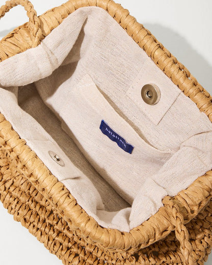 Frame Raffia Clutch Toast | Tommy Bahama Best Price - Frame Raffia Clutch