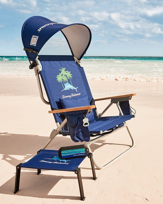 Tommy Bahama Marlin Palms Ultimate Beach Chair Navy | Tommy Bahama Classic - Tommy Bahama Marlin Palms Ultimate Beach Chair