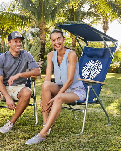 Tommy Bahama Highboy Chair With Shade Navy | Tommy Bahama New - Tommy Bahama Highboy Chair With Shade