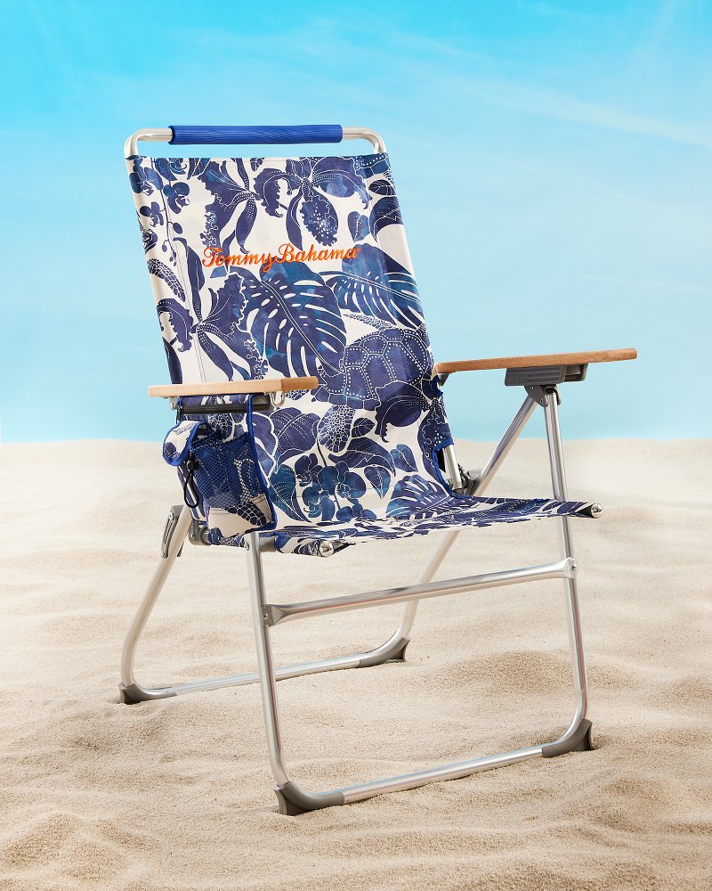 Tommy Bahama Orchid Turtle Highboy Chair Navy | Tommy Bahama Best Seller - Tommy Bahama Orchid Turtle Highboy Chair
