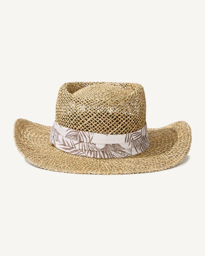 Seagrass Gambler Hat Brown | Tommy Bahama Everyday - Seagrass Gambler Hat