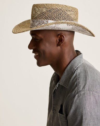 Seagrass Gambler Hat Brown | Tommy Bahama Everyday - Seagrass Gambler Hat