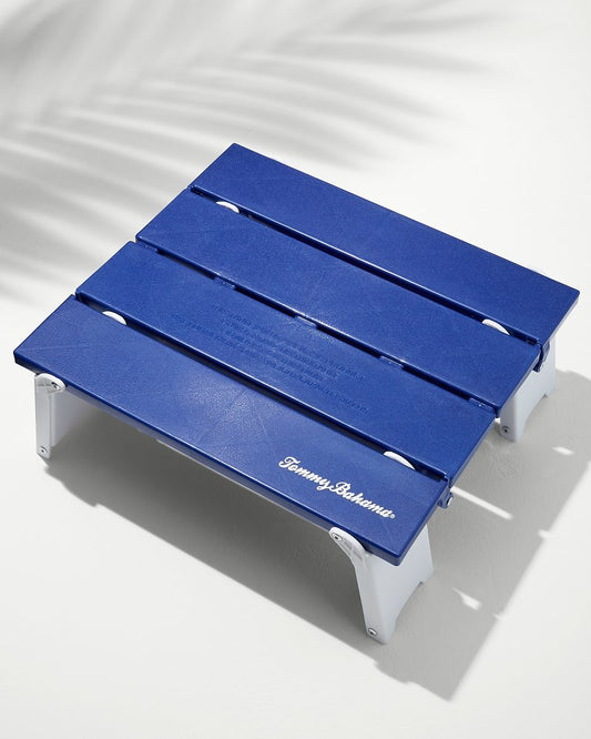 Personal Folding Beach Table Navy | Tommy Bahama Recommended - Personal Folding Beach Table
