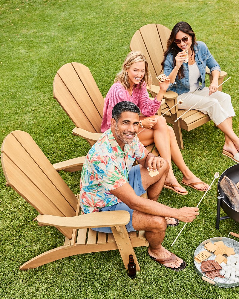 Tommy Bahama All-Season Natural Wood Adirondack Chair Natural | Tommy Bahama New - Tommy Bahama All-Season Natural Wood Adirondack Chair