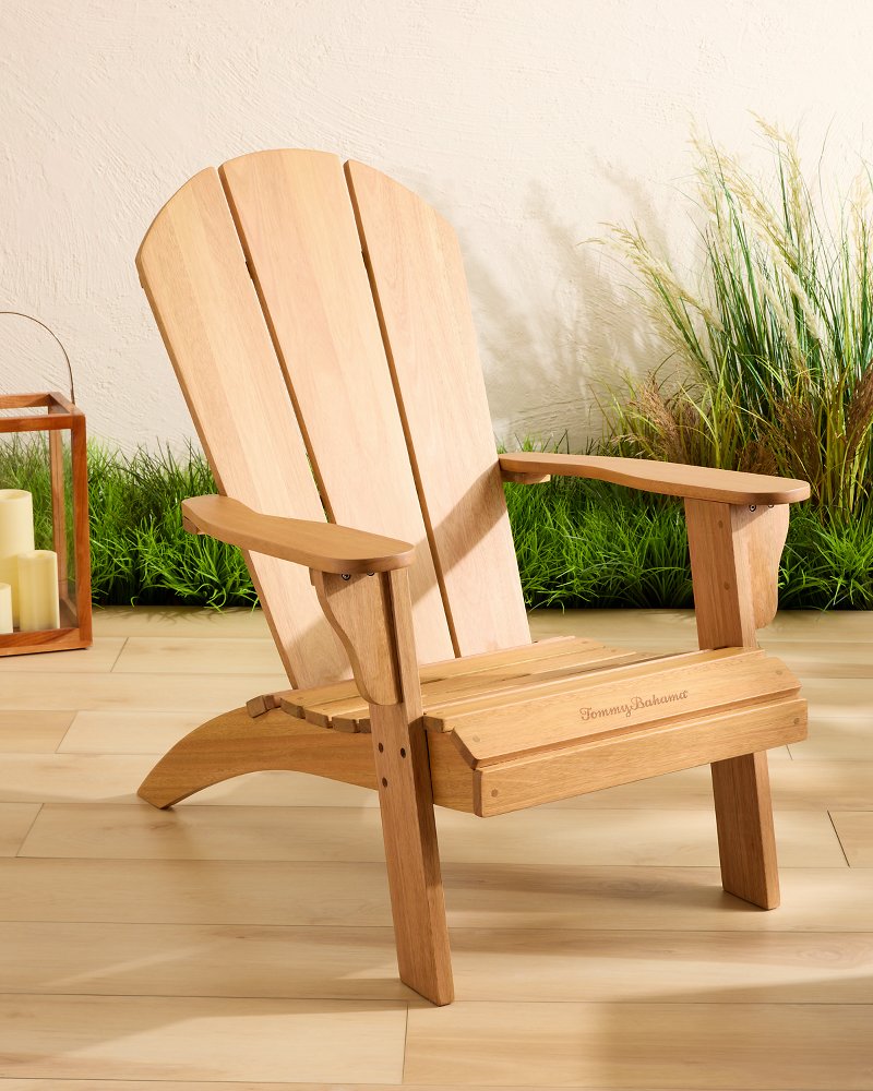 Tommy Bahama All-Season Natural Wood Adirondack Chair Natural | Tommy Bahama New - Tommy Bahama All-Season Natural Wood Adirondack Chair