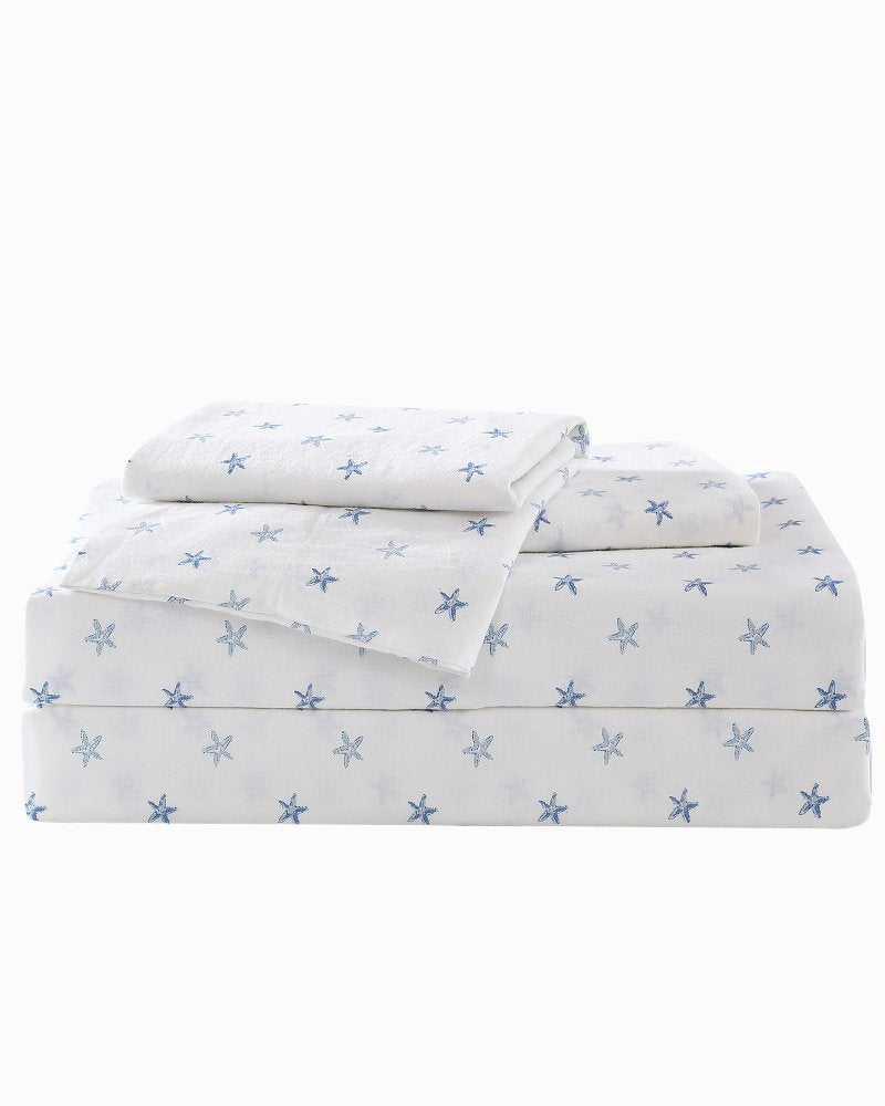 Starfish Treasure 4-Piece King Sheet Set Ocean | Tommy Bahama Discount - Starfish Treasure 4-Piece King Sheet Set