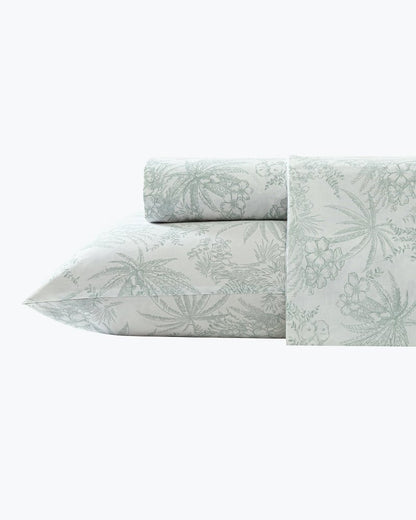 Pen and Ink 4-Piece King Sheet Set Spring Green | Tommy Bahama Recommended - Pen and Ink 4-Piece King Sheet Set