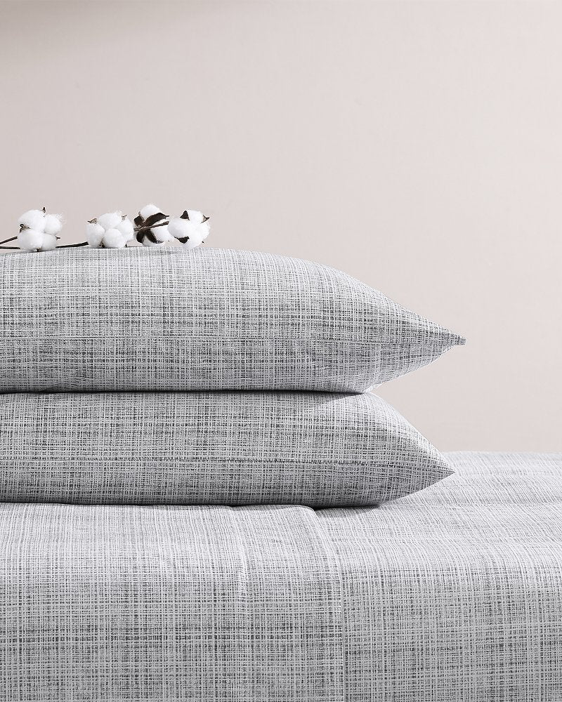 Raffia Linen Queen Sheet Set Grey | Tommy Bahama Best Seller - Raffia Linen Queen Sheet Set