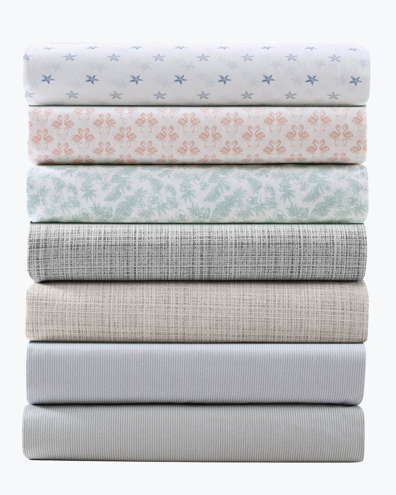 Raffia Linen King Sheet Set Grey | Tommy Bahama Value - Raffia Linen King Sheet Set