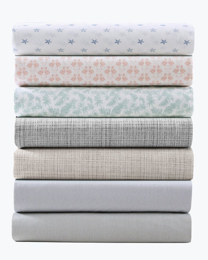 Raffia Linen King Sheet Set Grey | Tommy Bahama Value - Raffia Linen King Sheet Set