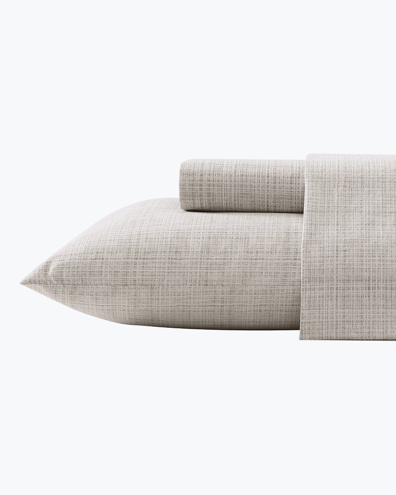Raffia Linen King Sheet Set Khaki | Tommy Bahama Smart Buy - Raffia Linen King Sheet Set