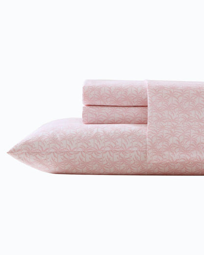 Lovely Palms 4-Piece King Sheet Set Pink | Tommy Bahama Top Pick - Lovely Palms 4-Piece King Sheet Set