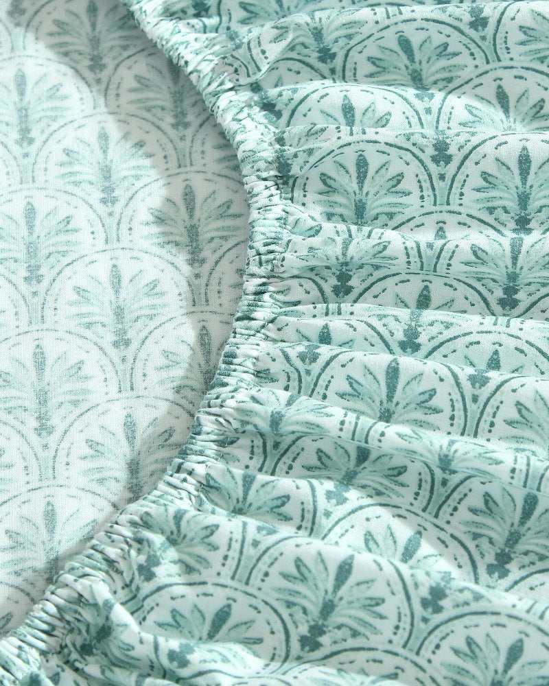 Coastal Batik Green 4-Piece King Sheet Set Spring Green | Tommy Bahama Hot Sale - Coastal Batik Green 4-Piece King Sheet Set